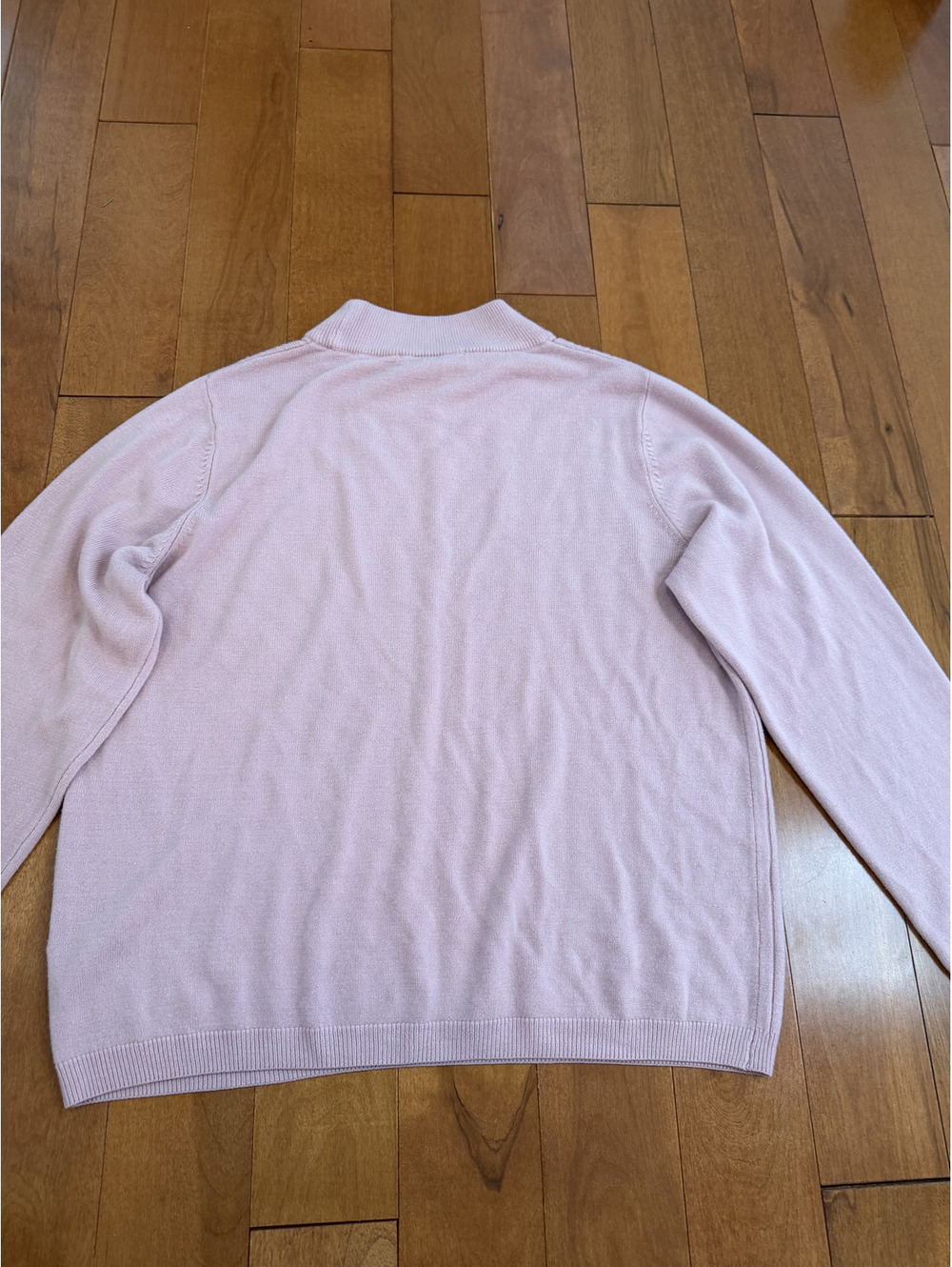 Alia Petites Pink Cable Knit Pearl Embellished Sweater - Picture 7 of 7
